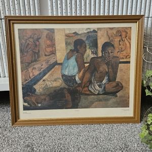 Paul Gauguin "Te Rerioa" Rare Lithograph 1960s